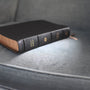 ESV Heirloom Single Column Legacy Bible (Goatskin, Black)