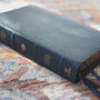 ESV Heirloom Single Column Legacy Bible (Goatskin, Blue)