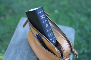 ESV Pocket Bible (Buffalo Leather, Deep Brown)