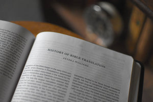 ESV Church History Study Bible (Black Leather)