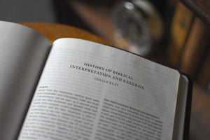 ESV Church History Study Bible (Black Leather)