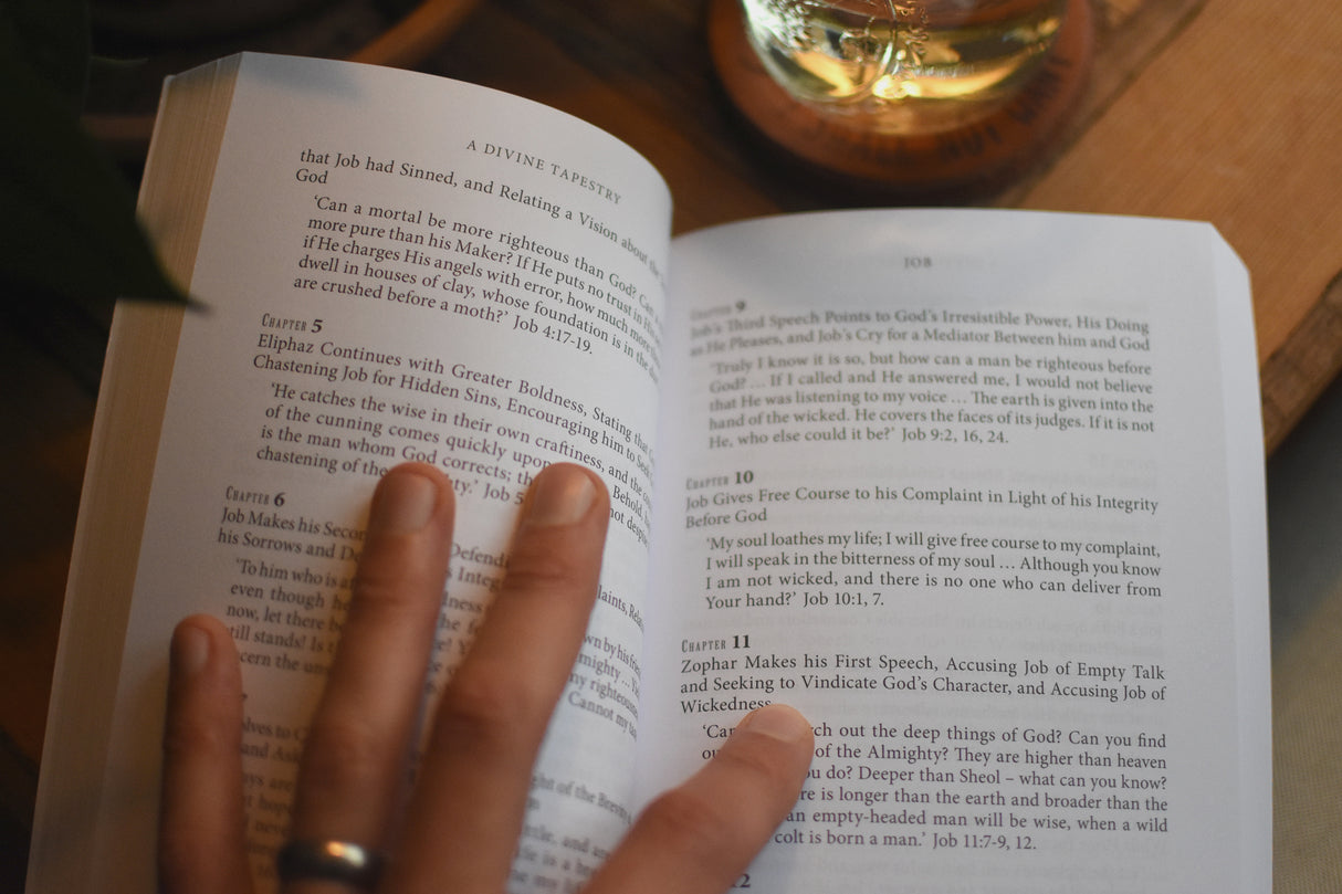 A Divine Tapestry: Summaries and Memory Verses from Every Chapter of Scripture