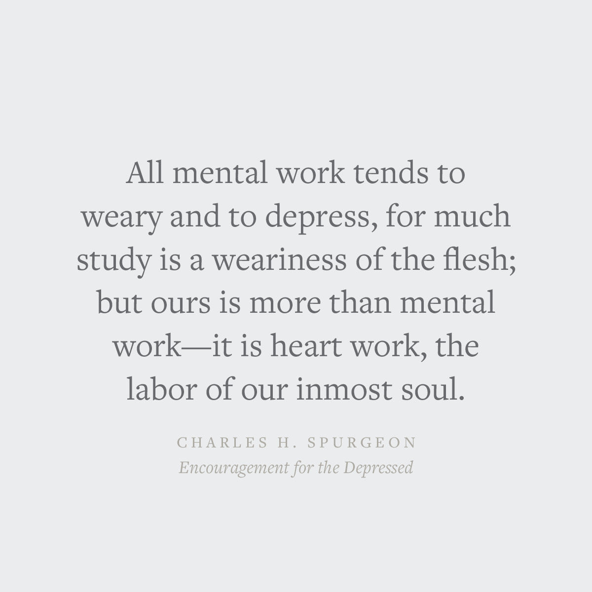 Encouragement for the Depressed (Crossway Short Classics)