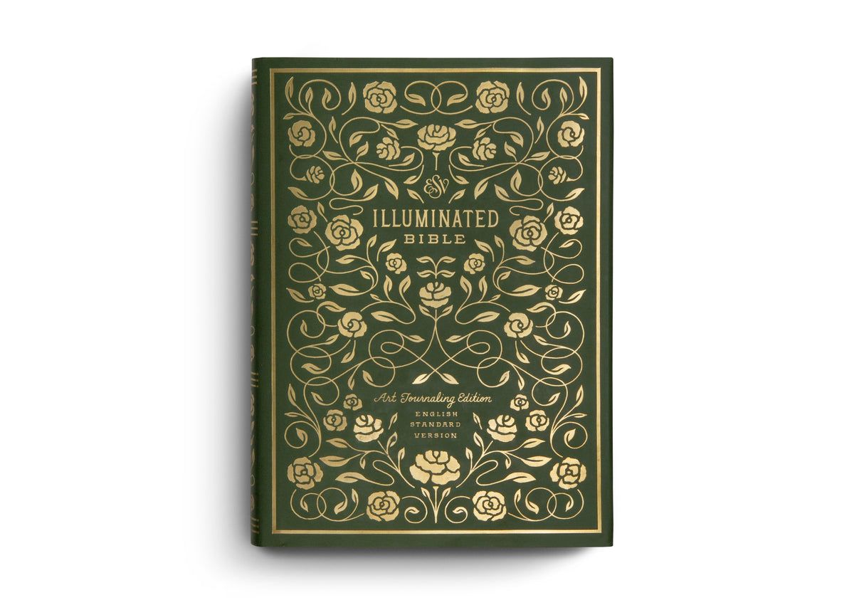 ESV Illuminated Bible, Art Journaling Edition (Hardcover, Green)