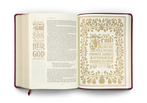 ESV Illuminated Bible, Art Journaling Edition (TruTone, Burgundy)