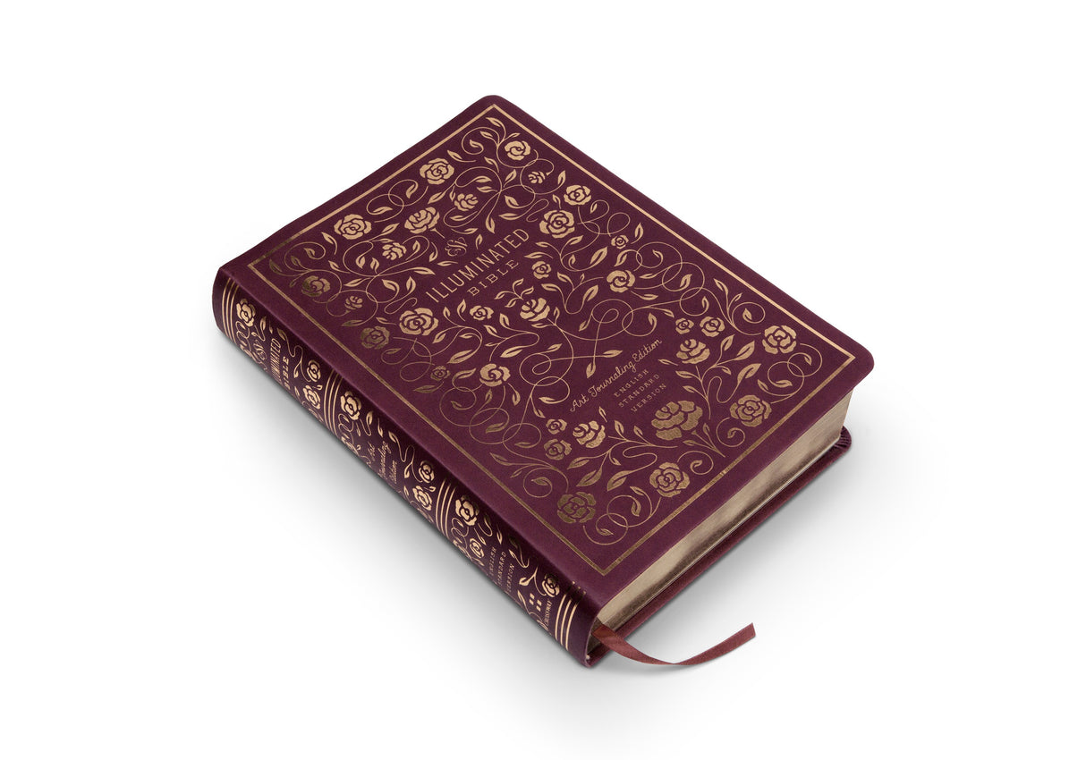 ESV Illuminated Bible, Art Journaling Edition (TruTone, Burgundy)