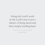 The Lord's Work in the Lord's Way and No Little People (Crossway Short Classics)