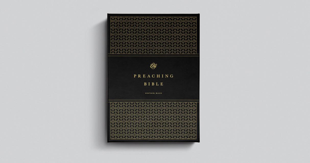 ESV Preaching Bible (Goatskin, Black)