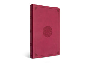 ESV Premium Gift Bible (Trutone, Raspberry, Emblem Design)