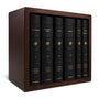 ESV Reader's Bible, Six-Volume Set With Chapter and Verse Numbers (Goatskin over board with Walnut Case)