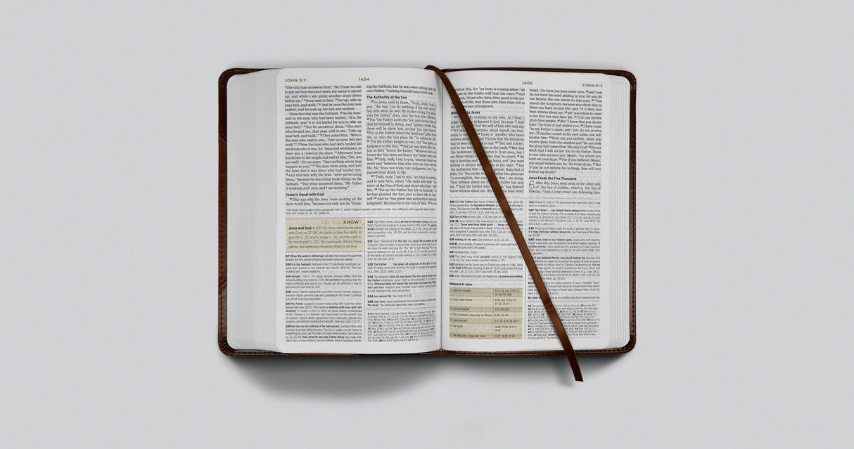 ESV Student Study Bible (Trutone, Brown/Cordovan, Portfolio Design)