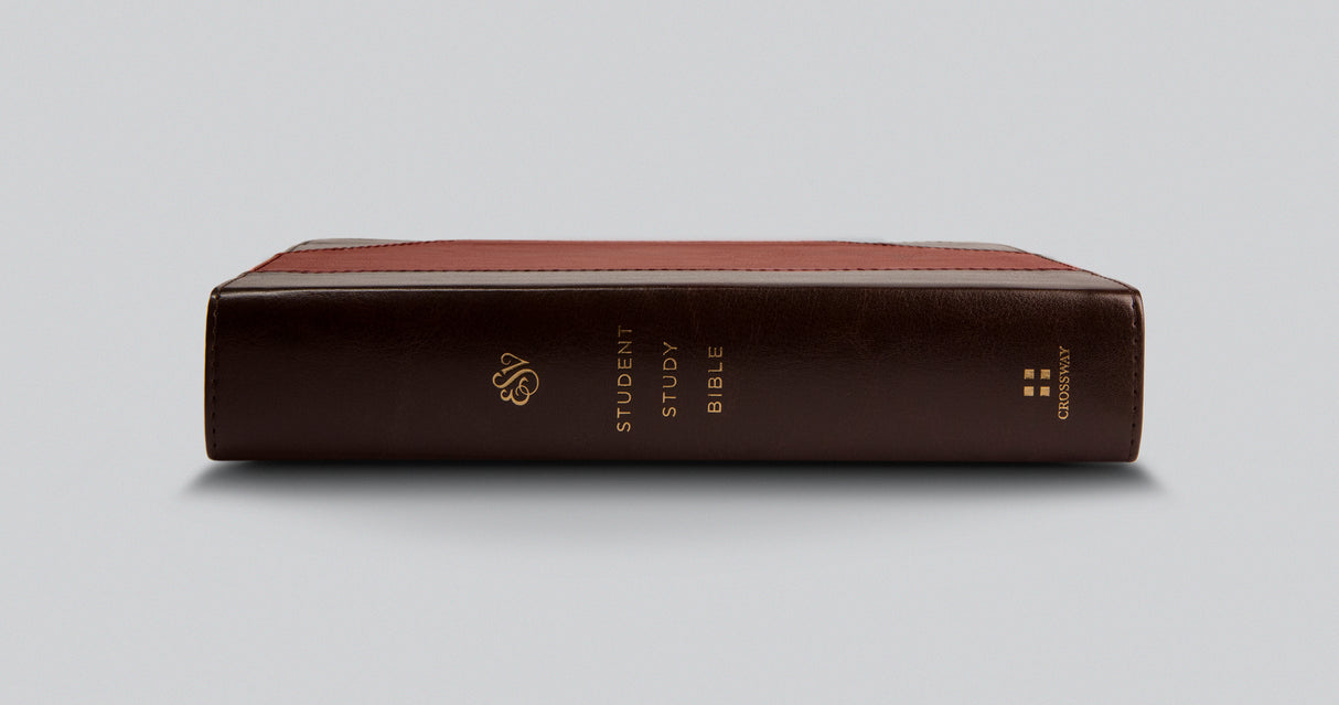 ESV Student Study Bible (Trutone, Brown/Cordovan, Portfolio Design)