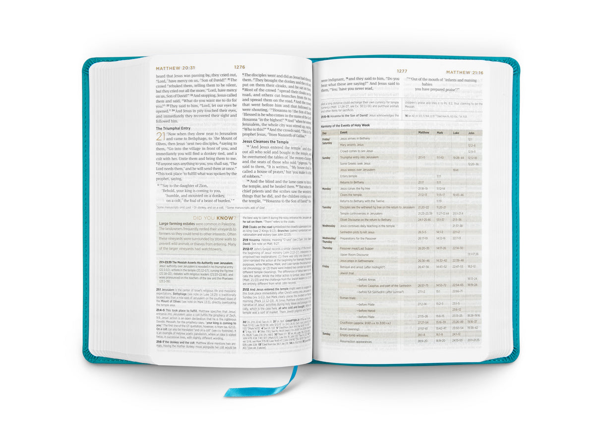 ESV Student Study Bible (TruTone, Turquoise)