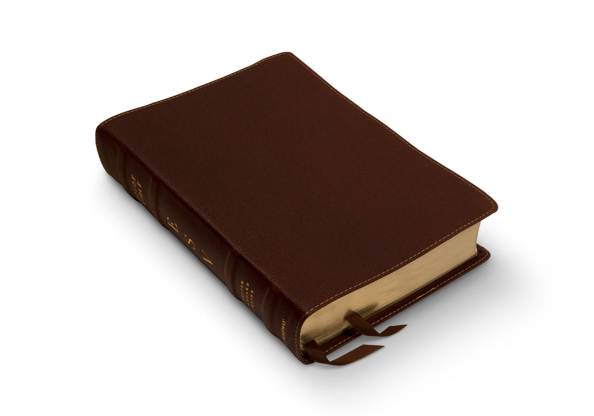 ESV Study Bible (Cowhide, Deep Brown)