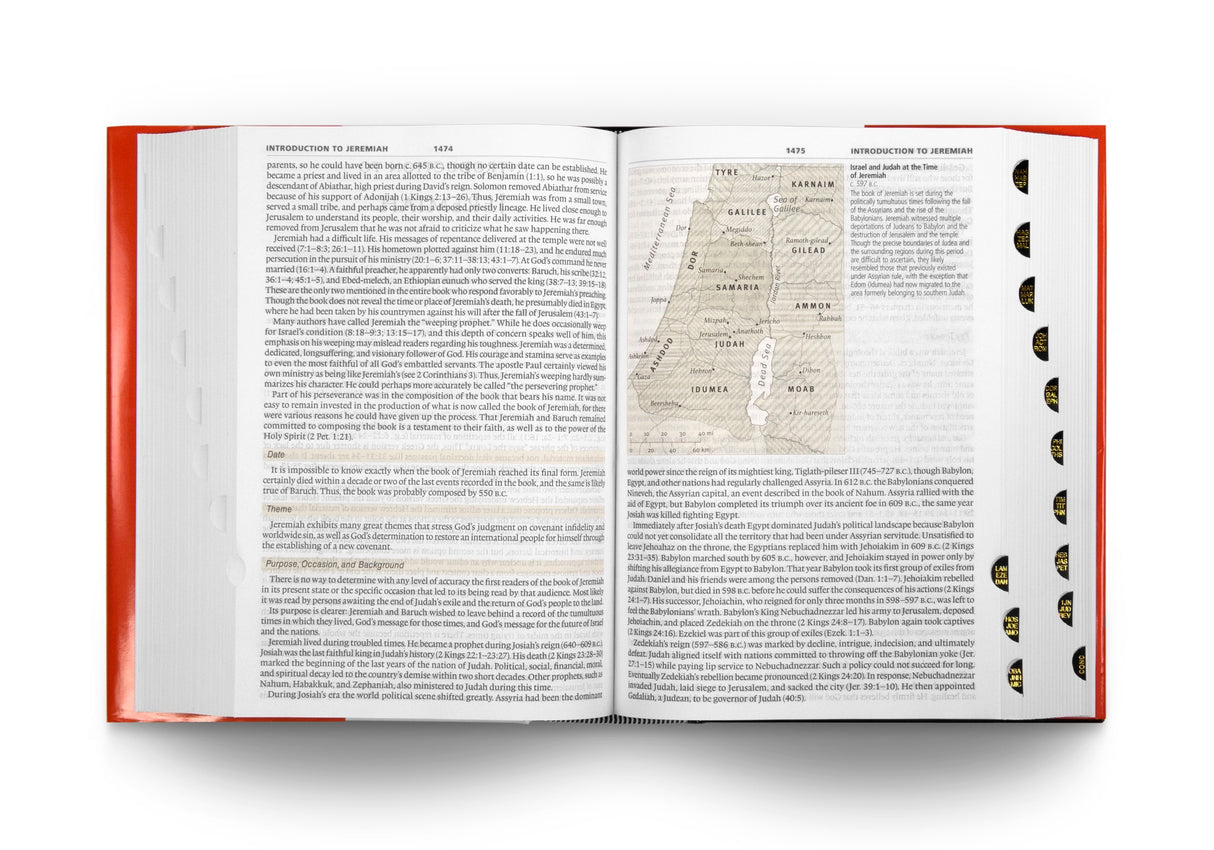 ESV Study Bible, Large Print (Hardcover, Indexed)