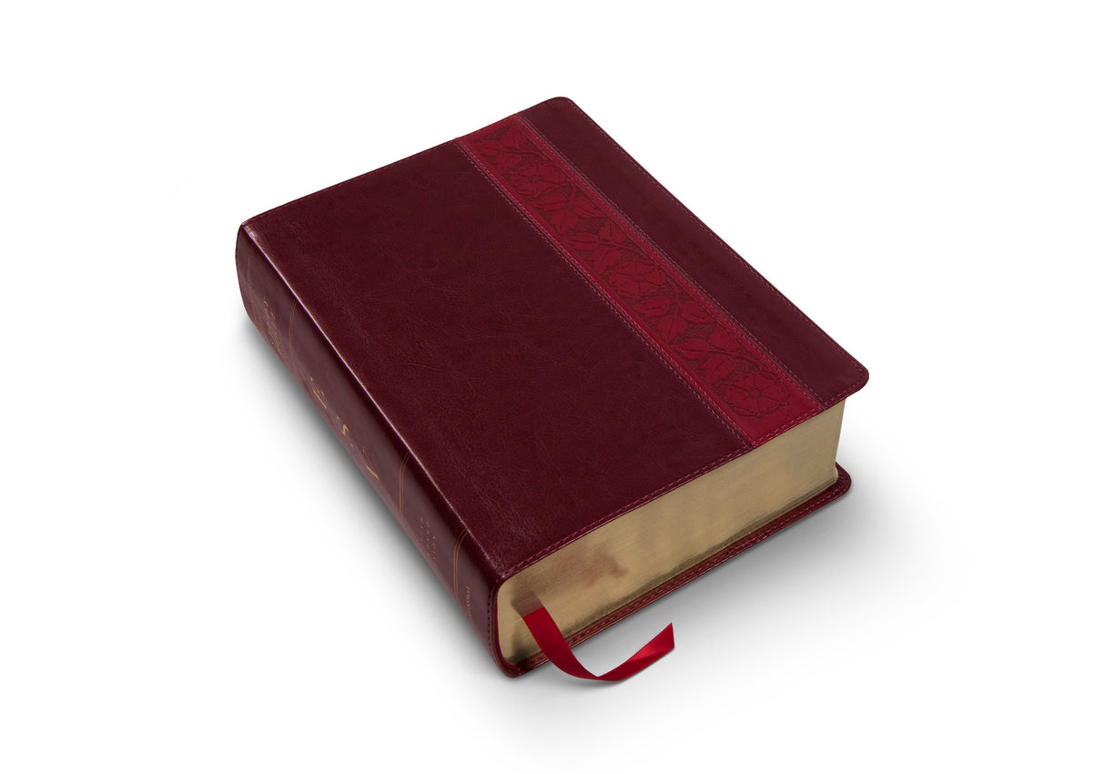 ESV Study Bible, Large Print (TruTone, Mahogany, Trellis Design) (1018282213423)