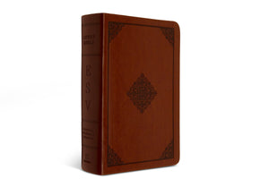 ESV Study Bible, Personal Size (TruTone, Saddle, Ornament Design) (1018279559215)
