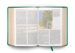 ESV Study Bible, Personal Size (TruTone, Turquoise, Emblem Design)