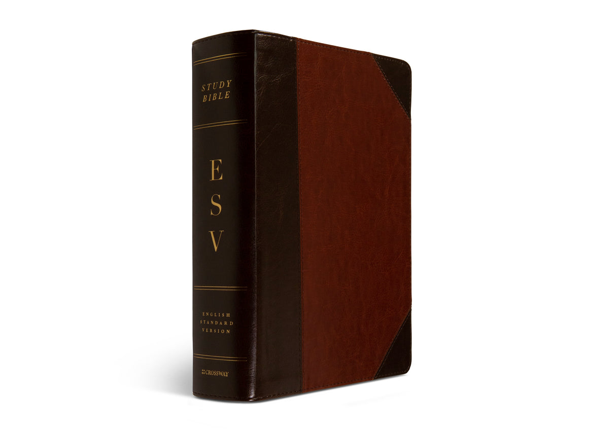 ESV Study Bible (TruTone, Brown/Cordovan, Portfolio Design) (1023656886319)