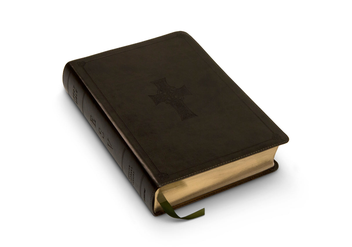 ESV Study Bible (TruTone, Olive, Celtic Cross Design)