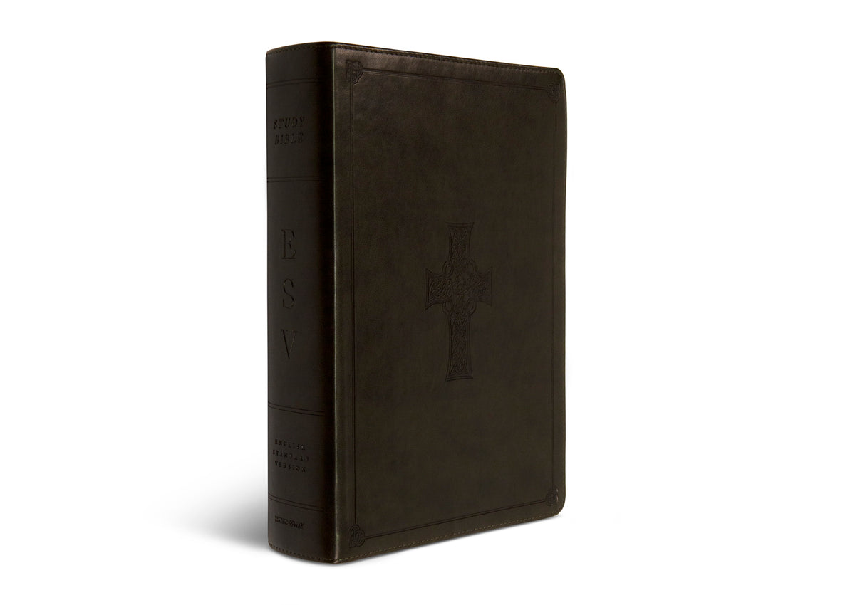 ESV Study Bible (TruTone, Olive, Celtic Cross Design)