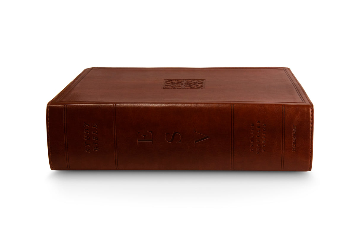 ESV Study Bible (TruTone, Walnut, Celtic Imprint Design) (1023775047727)