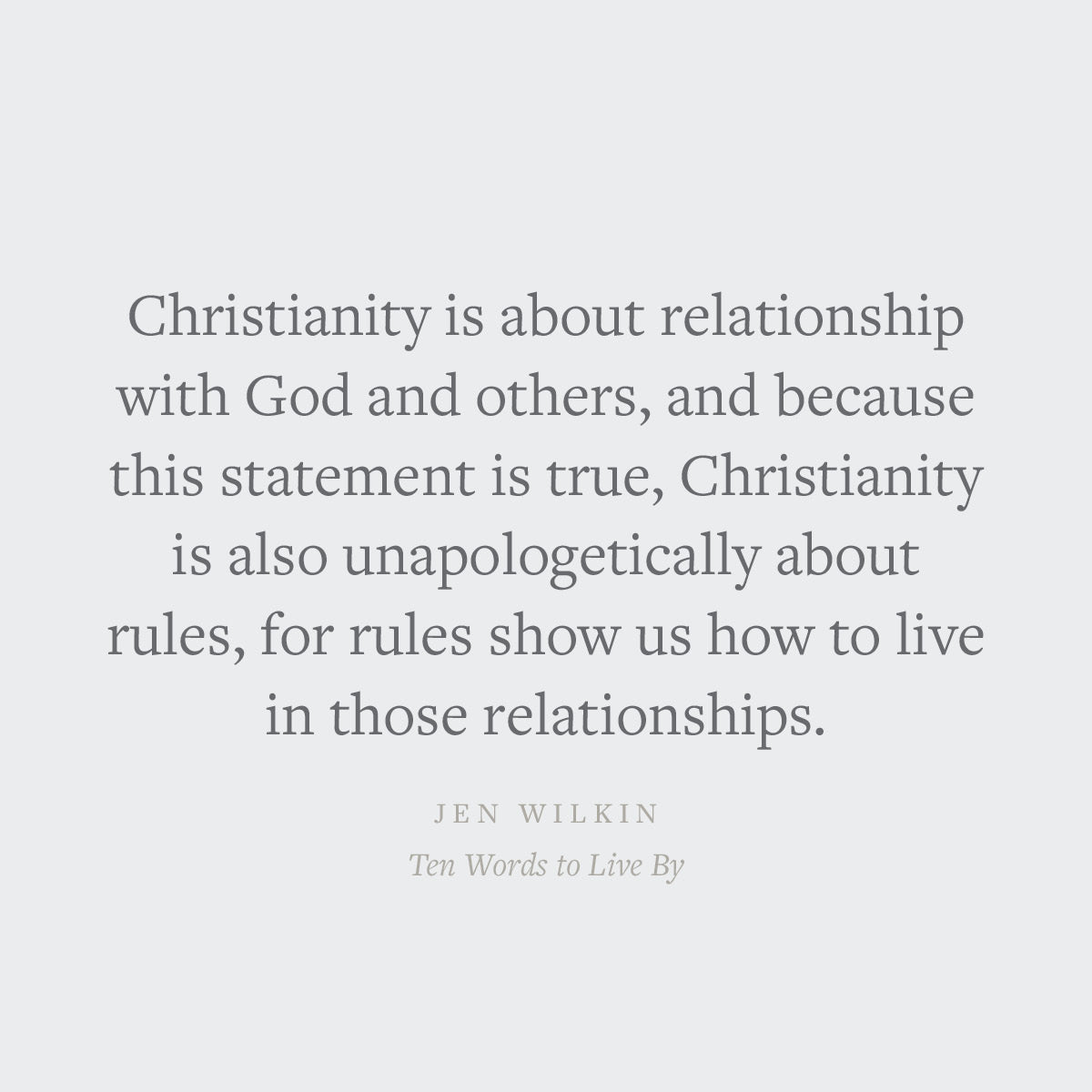 Ten Words to Live by: Delighting in and Doing What God Commands