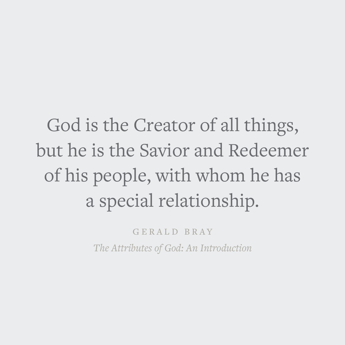 The Attributes of God: An Introduction (Short Studies in Systematic Theology)