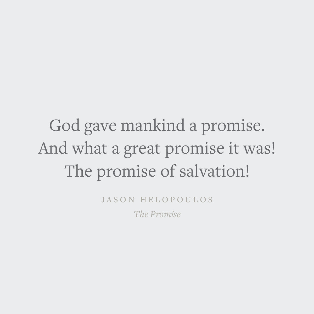 The Promise: The Amazing Story of Our Long-Awaited Savior