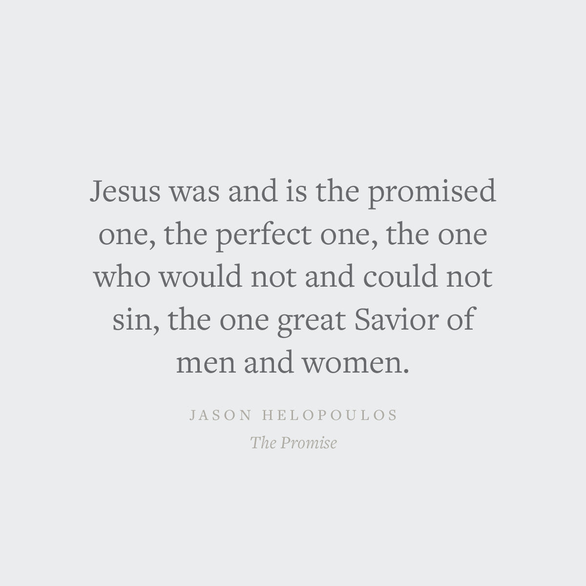 The Promise: The Amazing Story of Our Long-Awaited Savior