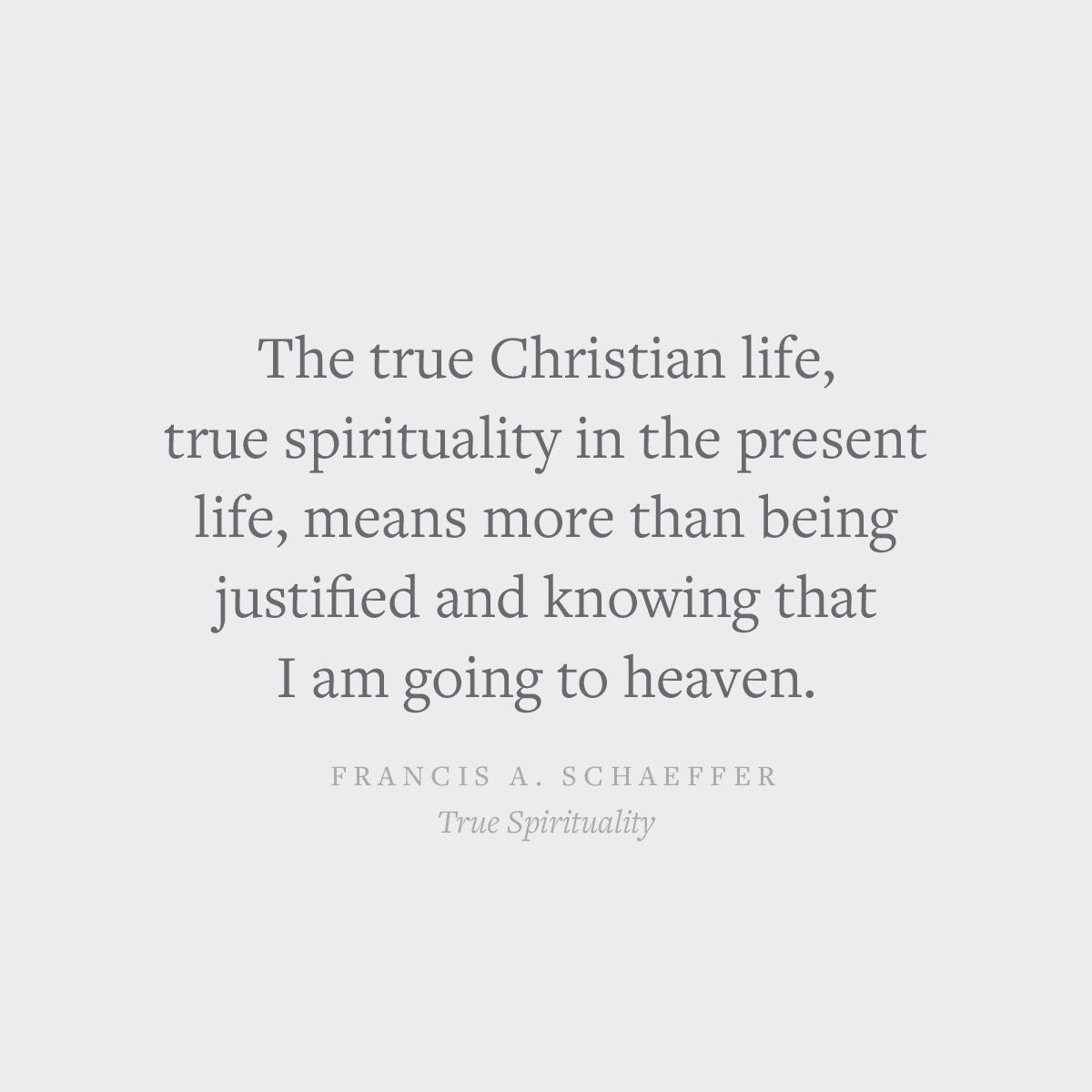 True Spirituality