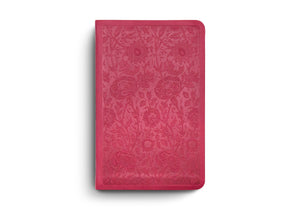 ESV Value Compact Bible (Trutone, Raspberry, Floral Design)