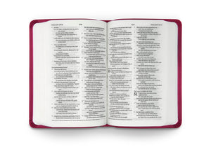 ESV Value Compact Bible (Trutone, Raspberry, Floral Design)