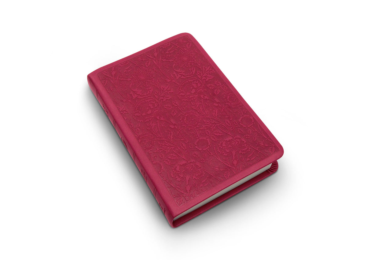 ESV Value Compact Bible (Trutone, Raspberry, Floral Design)
