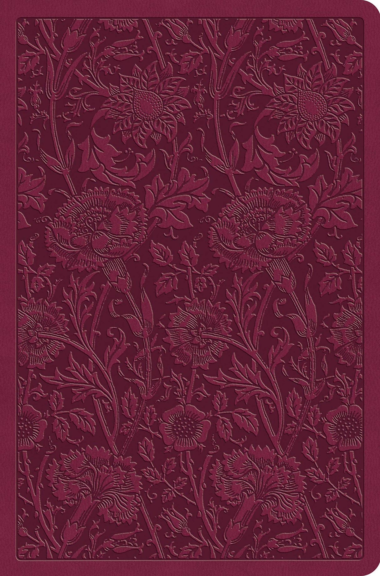 ESV Value Compact Bible (Trutone, Raspberry, Floral Design) - ESV - 9781433568701