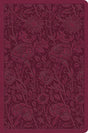 ESV Value Compact Bible (Trutone, Raspberry, Floral Design) - ESV - 9781433568701