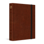 ESV Single Column Journaling Bible (TruTone over Board, Cordovan)