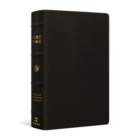 ESV Large Print Personal Size Bible (Buffalo Leather, Deep Brown) - English Standard Version - 9781433572029