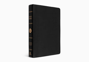 ESV Large Print Wide Margin Bible (Genuine Leather, Black)