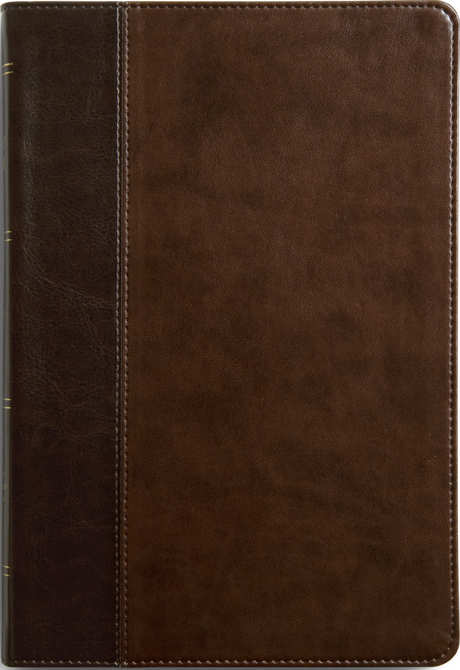 ESV Large Print Thinline Reference Bible (Trutone, Brown/Walnut, Timeless Design) - English Standard - 9781433581670