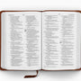 ESV Compact Bible (TruTone, Walnut, Weathered Cross Design)