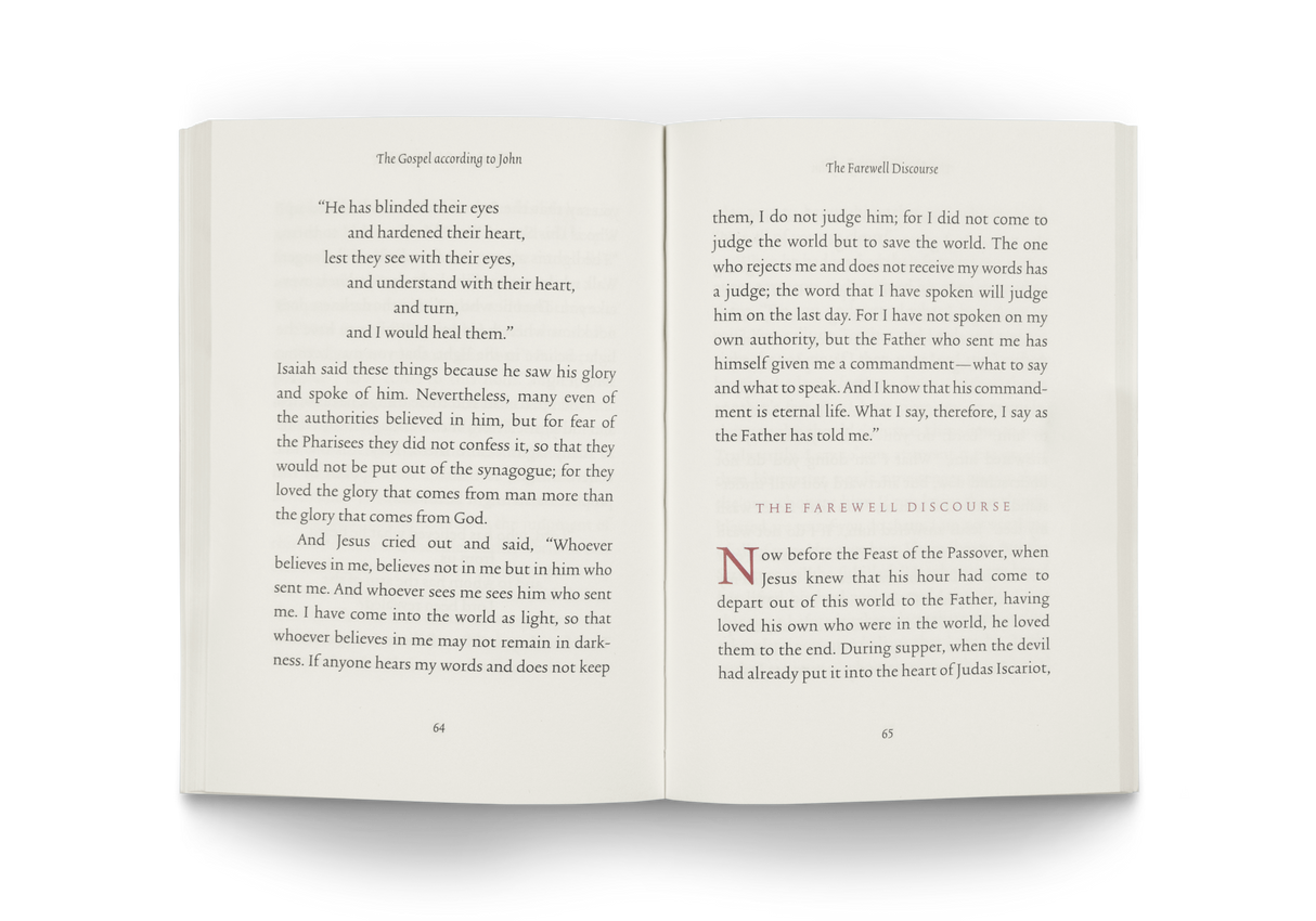 ESV Gospel of John, Reader's Edition (Paperback) (1023800901679)