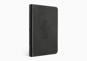 ESV Value Thinline Bible (TruTone, Charcoal, Celtic Cross Design) (1023778619439)
