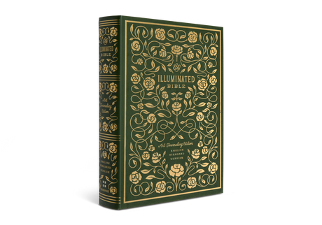 ESV Illuminated Bible, Art Journaling Edition (Hardcover, Green)