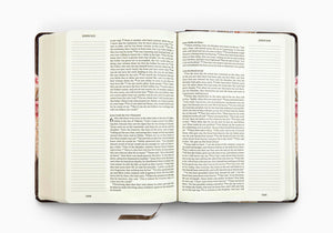 ESV Single Column Journaling Bible, Large Print (Hardcover, Summer Garden)