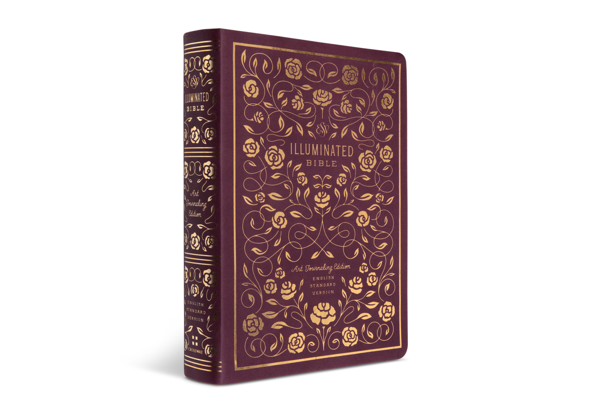 ESV Illuminated Bible, Art Journaling Edition (TruTone, Burgundy)