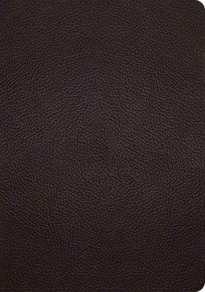 ESV Study Bible (Buffalo Leather, Deep Brown) - ESV - 9781433575921