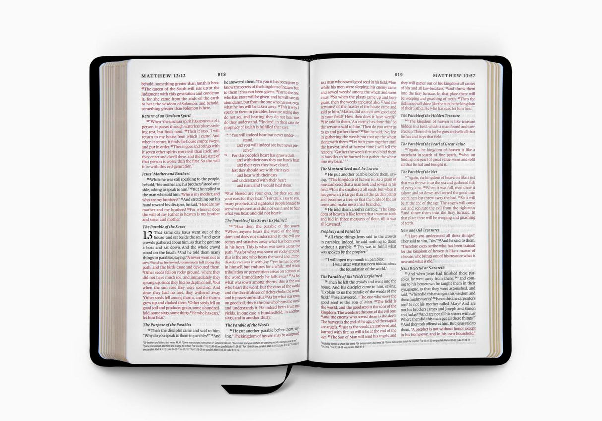 ESV Bible, Classic Thinline Edition (Genuine Leather, Black)
