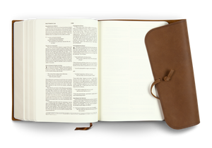 ESV Journaling Bible, Interleaved Edition (Leather, Brown, Flap with Strap) (1023779831855)