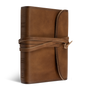 ESV Large Print Compact Bible (Natural Leather, Strap Flap)